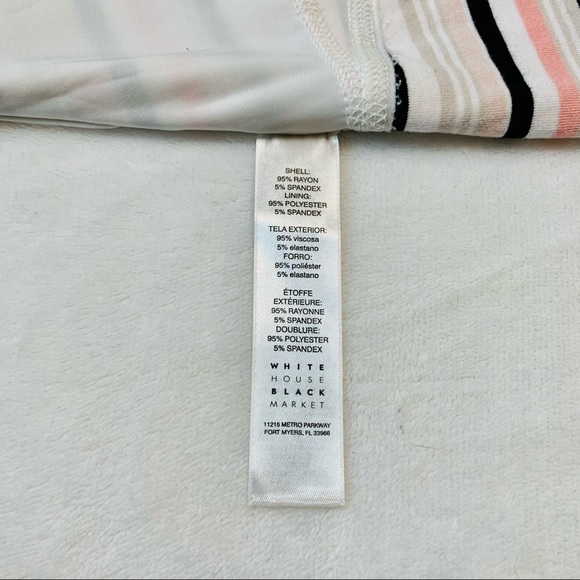 WHBM Striped Bandage Top - Picture 5 of 6